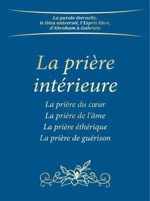 cover image of La prière intérieure
